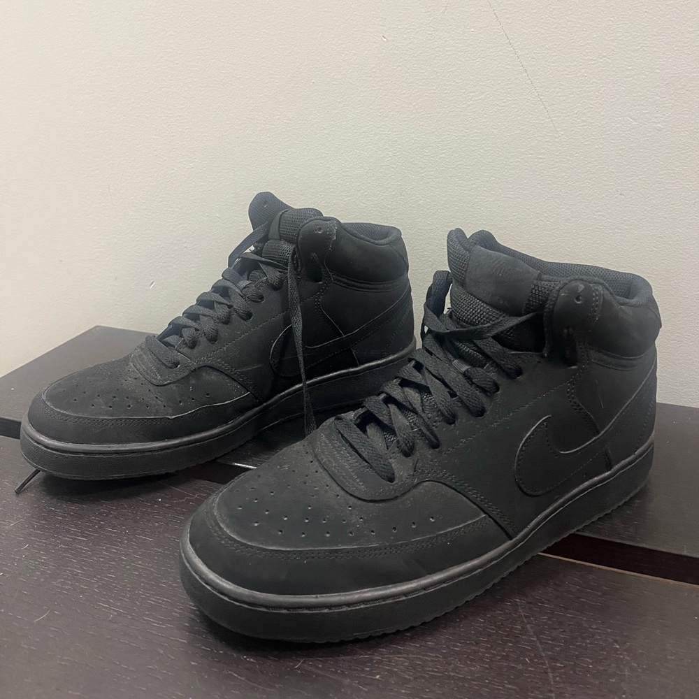 Black Nike Court high top 10